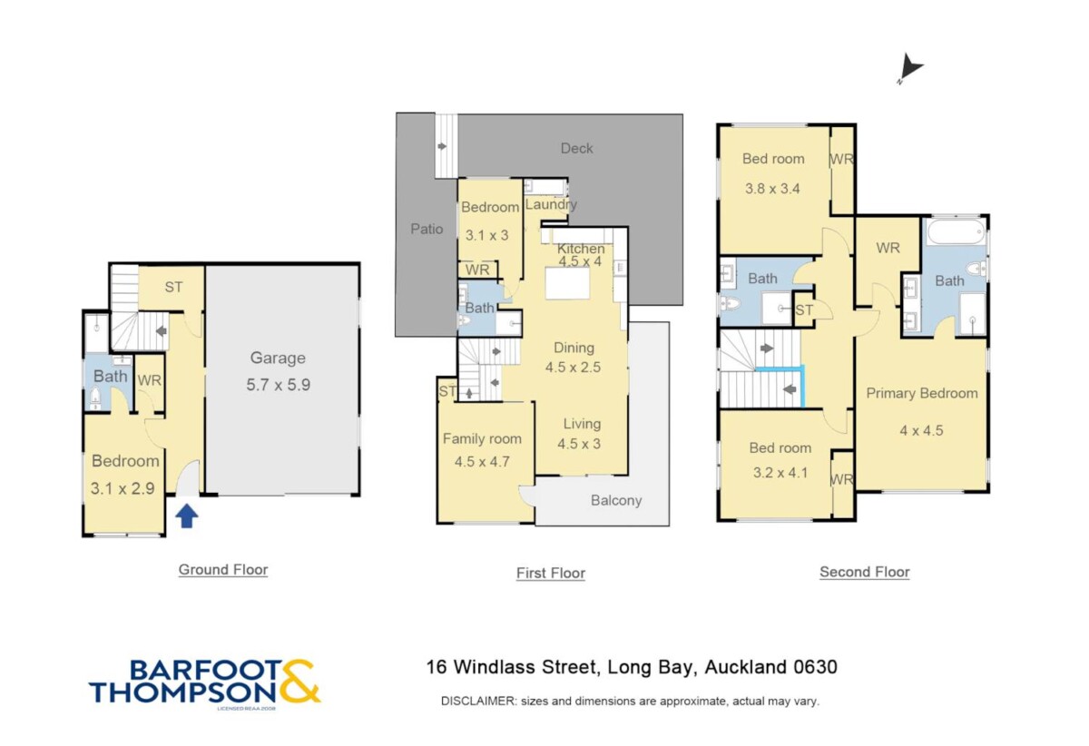 5 beds 4 baths house on 336m² section, walks to Long Bay Village and beach, 0.5 km to Long Bay College, 0.6 km to Long Bay School, 16 Windlass Street, Long Bay, Auckland