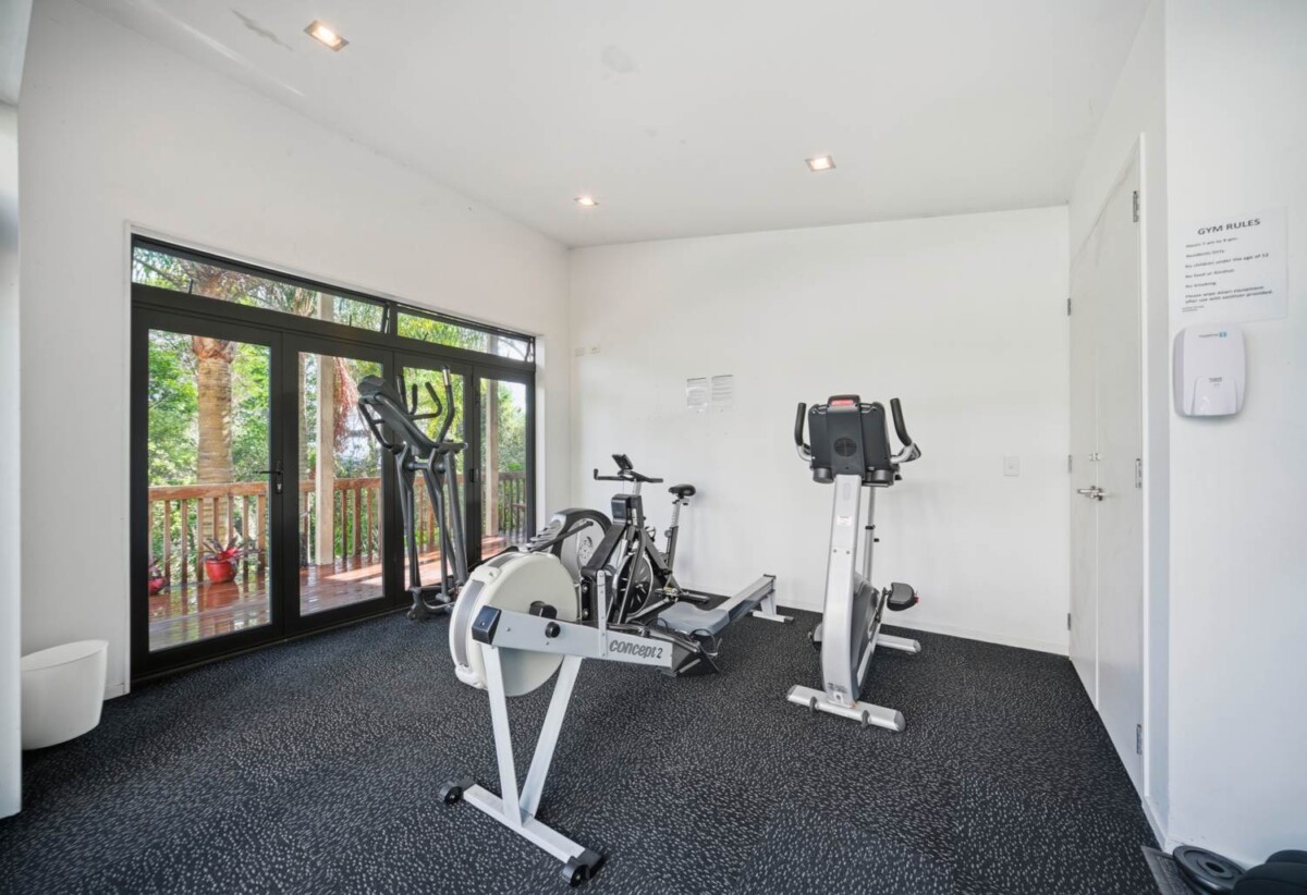 Rangi Zone, sea views 2 beds + office or kids room 2 baths 2 car parks apartment, Resort-style facilities including swimming pool, gym, spa and sauna, Walk to Browns Bay Beach, village, 0.7 km to Rangitoto College, B 203/525 East Coast Road, Browns Bay, Auckland
