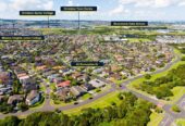4 beds + plus upstairs big study/5th bedroom option, 3 baths with underfloor heating house on 592m2 section, Central air-conditioning and central vacuum system, 1.8 km to Ormiston Senior College, 43 Bronwylian Drive, Flat Bush, Auckland