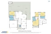 4 beds + plus upstairs big study/5th bedroom option, 3 baths with underfloor heating house on 592m2 section, Central air-conditioning and central vacuum system, 1.8 km to Ormiston Senior College, 43 Bronwylian Drive, Flat Bush, Auckland