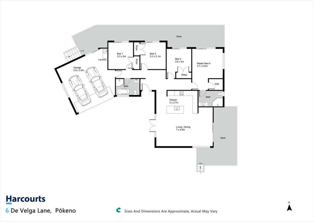 178m2 brandnew 4 beds 2 baths house on 680m2 section, close to local shops, schools, park, motorway access, 6 De Velga Lane, Pokeno, Auckland