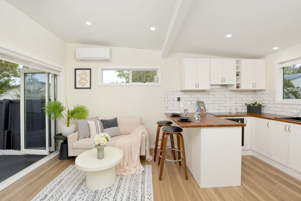 Renovated 1 bed 1 bath 1 carport home with a separate workshop, thw workshop is potential to convert into a sleepout, close to schools, WestCity shopping centre, 3/176 Henderson Valley Road, Henderson, Auckland