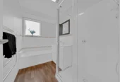 Standalone 3 beds + a utility room 1 bath house with garage and deck, close to shops, schools, motorway access, 2/10 Norrie Smith Avenue, Flat Bush, Auckland