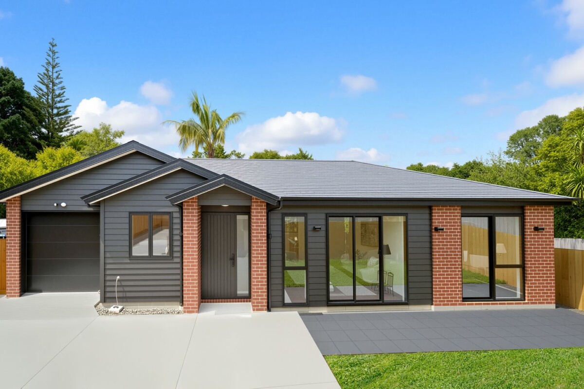 Brandnew brick and weatherboard 4 beds 2 baths house with garage on 314m2 section, Close to Park, WestCity Waitakere, Lincoln Road amenities, schools, motorwar access, 56A Fitzwater Place, Henderson, Auckland