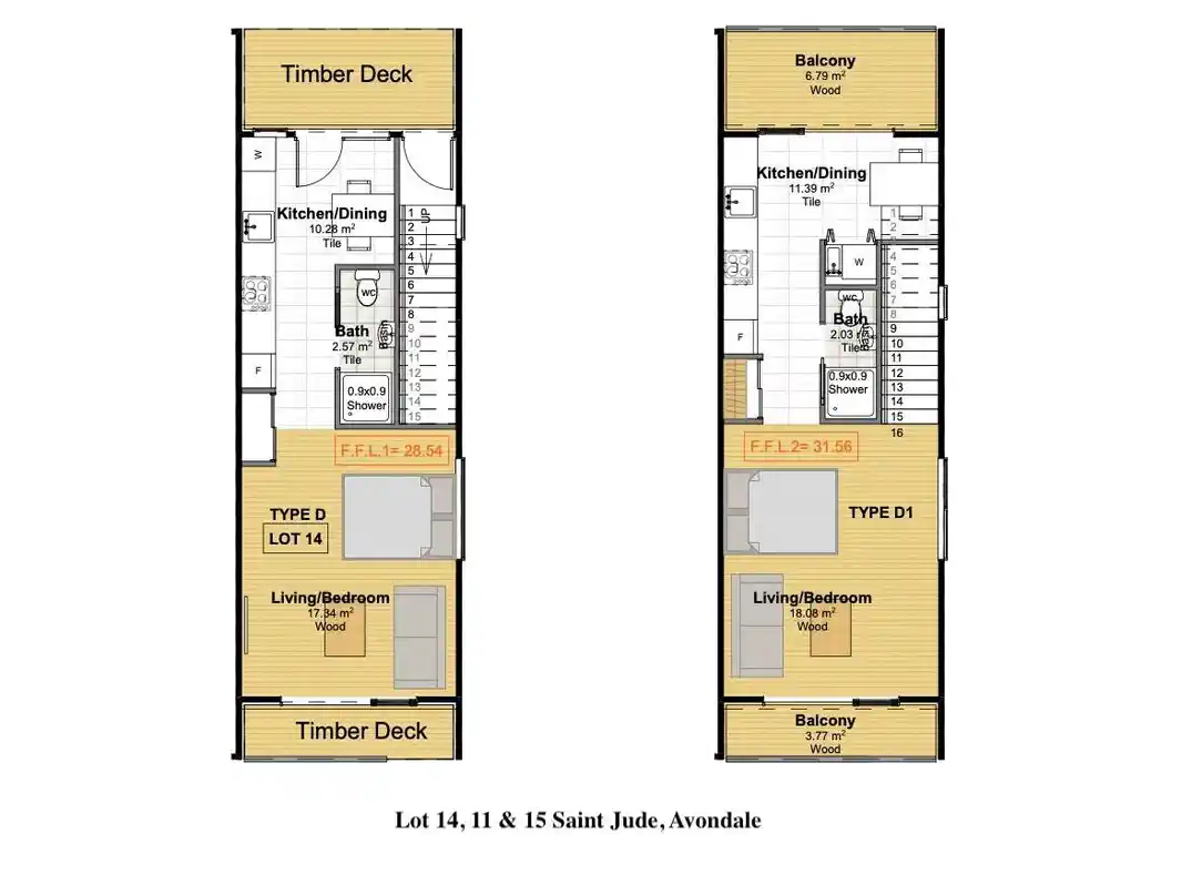 10-Year Master Build Guarantee, Dual-Living, Brandnew 2 x (1 bed 1 bath 1 kitchen) home, The estimated project completion is September 2026, Handy to Avondale town centre shops, schools, 0.3 km to Avondale Primary School (Auckland), 1 km to Avondale Intermediate, 1.1 km to Avondale College, Lot 14/11&15 St Jude Street, Avondale, Auckland