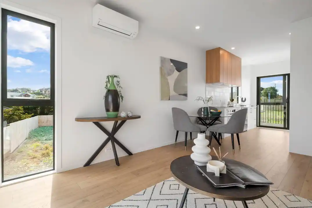 Brandnew 3 beds 2 baths home with carport, 0.7 km to Northcross Intermediate, 1.1 km to Oteha Valley School, 2.3 km to Long Bay College, 34 Kanapa Road, Northcross, Auckland