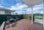 Standalone 3 beds + a utility room 1 bath house with garage and deck, close to shops, schools, motorway access, 2/10 Norrie Smith Avenue, Flat Bush, Auckland