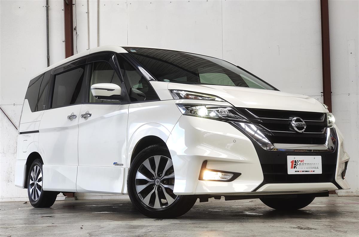 2017 Nissan Serena S-HYBRID/HIGHWAY STAR/POWER DOORS/8 SEATER/360 CAMERA Station Wagon Automatic, New Import, 2,000 cc, 97,784 km