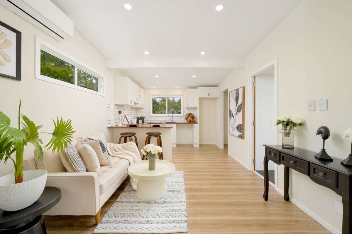 Renovated 1 bed 1 bath 1 carport home with a separate workshop, thw workshop is potential to convert into a sleepout, close to schools, WestCity shopping centre, 3/176 Henderson Valley Road, Henderson, Auckland