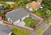Owners now overseas, upgraded 3 beds 1.5 baths house with car park on 505m2 section, central heating , Set on an elevated site in one of Westmere’s most sought-after streets, sweeping views across Meola Reef and out to Seddon Fields, 22 Sunny Brae Crescent, Westmere, Auckland