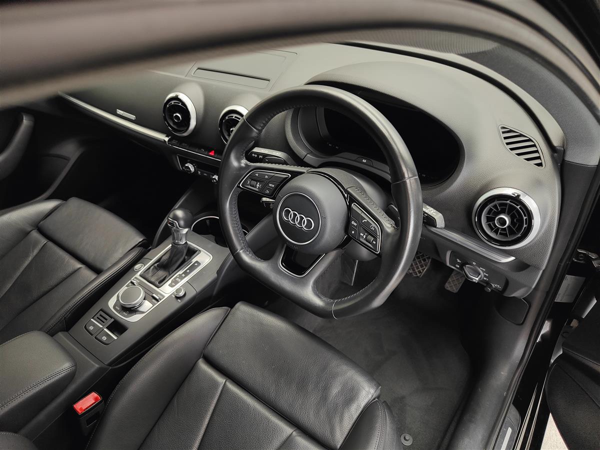 2017 Audi A3 1.4TFSI LUXURY PACKAGE/GRADE 4.5/FACELIFT/VITURL COCKPIT Hatchback Automatic, 5 seats, Black, Petrol, 1,400 cc, New Import, 51,150 km