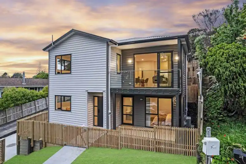 Brand New Standalone 4 beds 2.5 baths Home with garage and Park Views, close to schools, shopping centres, motorway access, 0.7 km to Massey High School, 0.9 km to Massey Primary School, 1 km to Lincoln Heights School, 24A & 24B Zingaro Place, Massey, Auckland