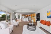 251m2 modern 3 beds 3 baths house with A separate media room and double garage on 527m2 section, with sweeping views over Westmere and the Seddon Fields, 15B Richard Street, Westmere, Auckland