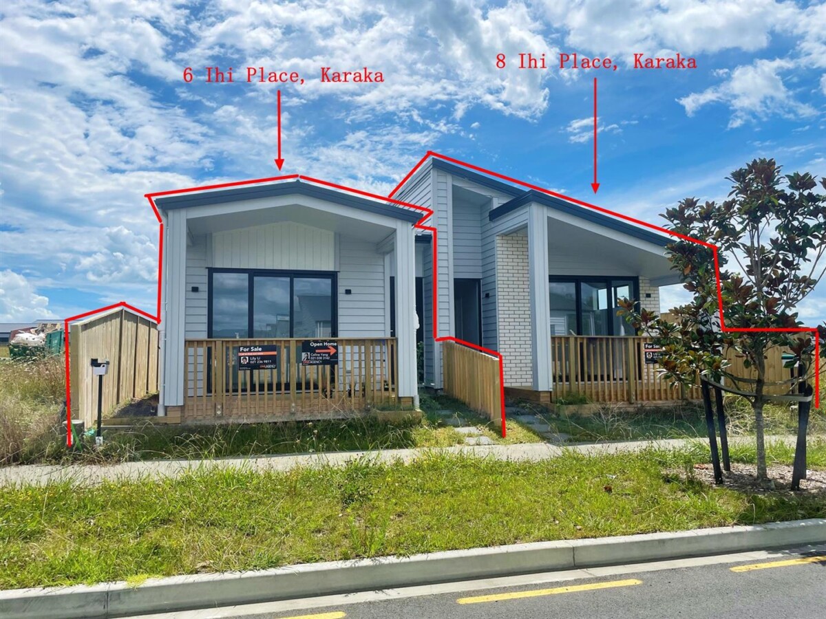 10 Year Builder Guarantee, Brandnew 2 beds + study 1 bath home with 2 car parks on 175m2 section, Close to shops, cafes, schools, and other amenities, 6 Ihi Place, Karaka, Auckland
