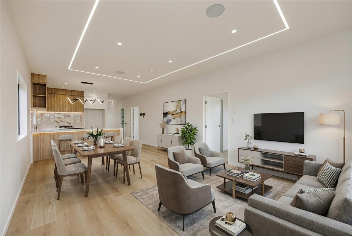 10-Year Master Build Guarantee , 137m2 Brandnew 4 beds 2 baths house with garage on 273m2 section, large deck, Underfloor heating in bathrooms, Easy access to shops, schools, and motorway links, 14 Marino Street, Drury, Auckland
