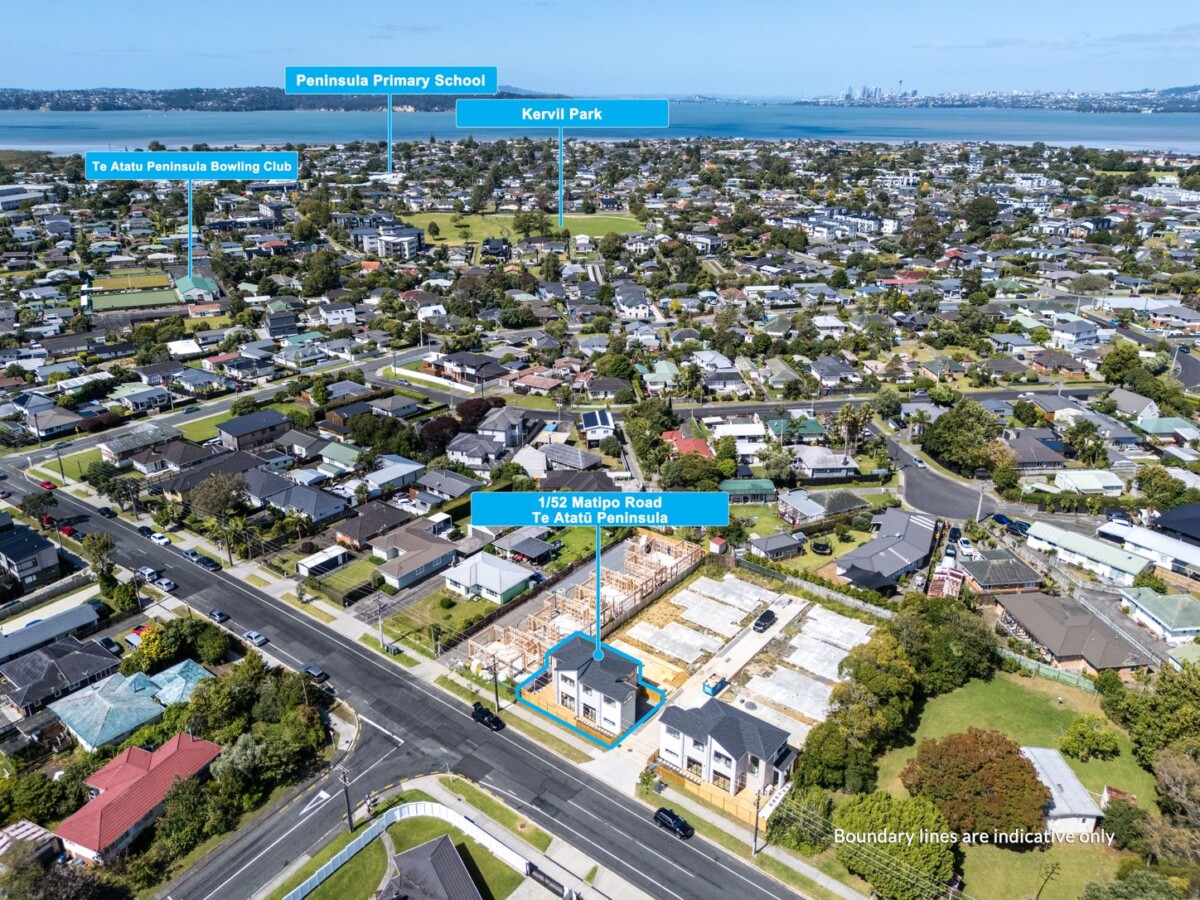 169m2 Brandnew standalone 4 beds 3.5 baths home with garage on 179m2 section, central air conditioning, 1/52 Matipo Road, Te Atatu Peninsula, Auckland