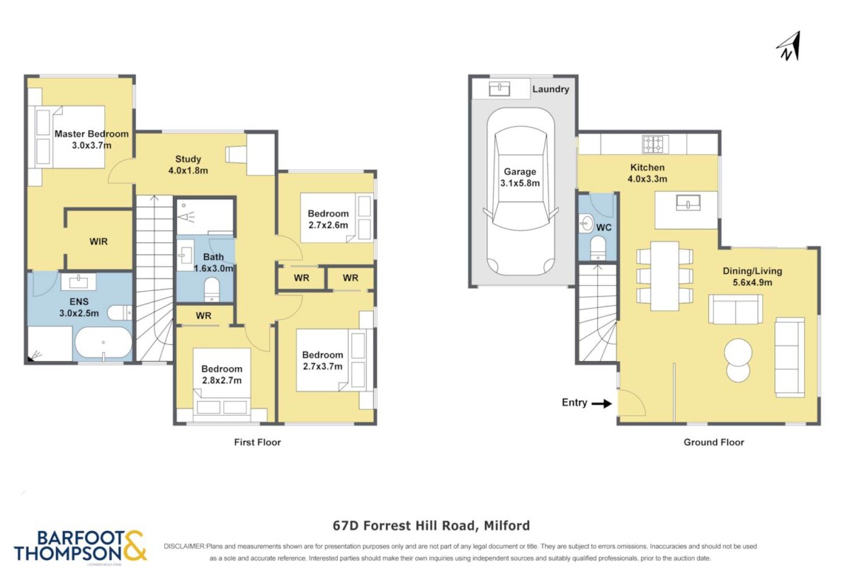 Double Westlake school zone, Brandnew freehold 4 beds 2.5 baths home with garage, close to schools, shopping centres, beach, motorway access, 0.2 km to Forrest Hill School and Westlake Boys’ High School, 0.9 km to Westlake Girls’ High School, 67D Forrest Hill Road, Milford, Auckland