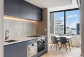 Auckland Girls’ Grammar School zone, 73m2 Spacious 1 bed 1 bath apartment plus a good-sized balcony, in The Pacifica, 1003/10 Commerce Street, City Centre, Auckland