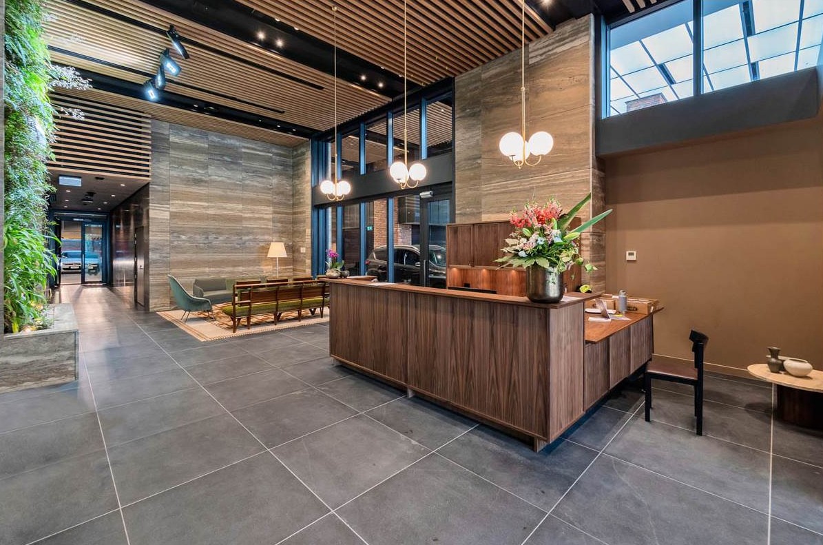 Auckland Girls’ Grammar School zone, 73m2 Spacious 1 bed 1 bath apartment plus a good-sized balcony, in The Pacifica, 1003/10 Commerce Street, City Centre, Auckland