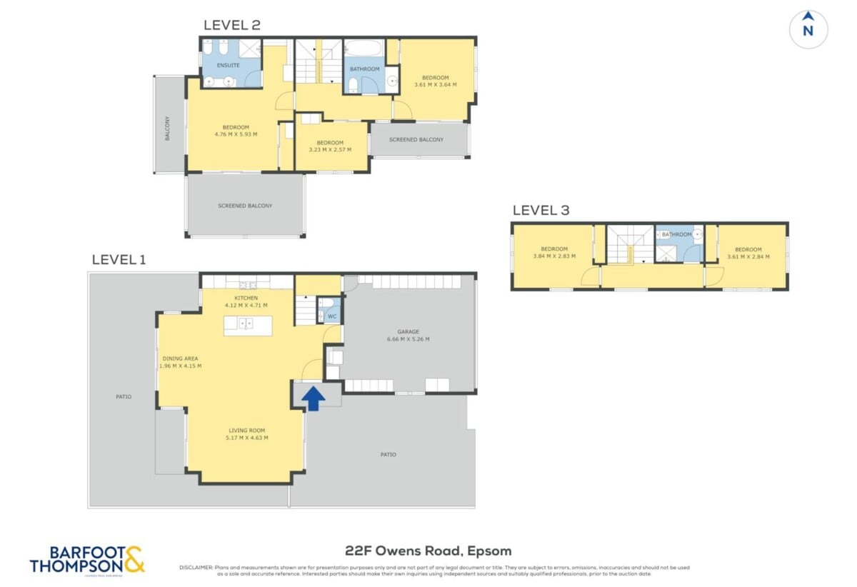 Auckland Grammar and Epsom Girls’ Grammar School zone, 5 beds 3.5 baths home with double garage, 0.3 km to Epsom Girls’ Grammar School, 1.1 km to Auckland Grammar, 22F Owens Road, Epsom, Auckland