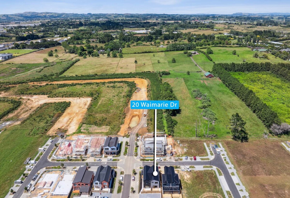 10-Year Master Build Guarantee , Brandnew 4 beds 2.5 baths home with 2 car parks, 0.6 km to Ngakoroa School, 2.9 km to Rosehill College, 20 Waimarie Drive, Karaka, Auckland