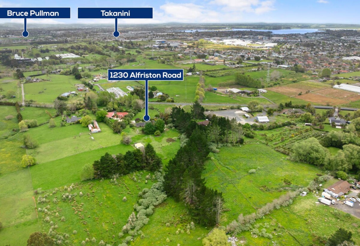 5 beds house on 20124m2 section, Future Urban Zone, 0.6 km to Alfriston College, 1.2 km to Alfriston School, 1230 Alfriston Road, Ardmore, Auckland