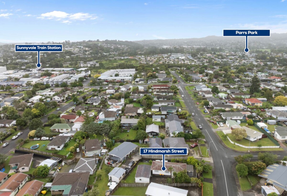 Motivated owners downsizing, 3 beds 2 baths house on 577m2 section, with huge storage/rumpus area, 0.2 km to Bruce McLaren Intermediate School, 0.8 km to Henderson South School, 1.4 km to Henderson High School, 17 Hindmarsh Street, Henderson, Auckland