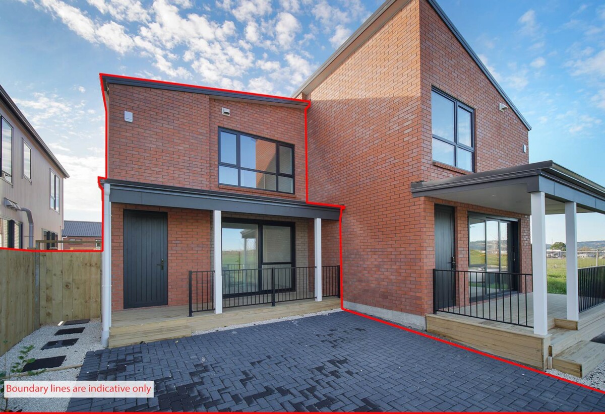 Last One – Bottom Price, Brick brandnew 4 beds 3 baths home with car park on 130m2 section, with backyard and deck, walking distance to New primary school and kindergarten., 12 Waimarie Drive, Karaka, Auckland