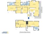 4 beds house on 776m2 section, RC-Approved for 6 standalone 3+beds home with garage, 0.5 km to Marlborough School, 1.2 km to Glenfield Intermediate School, 2.1 km to Northcote College, 75 Archers Road, Hillcrest, Auckland