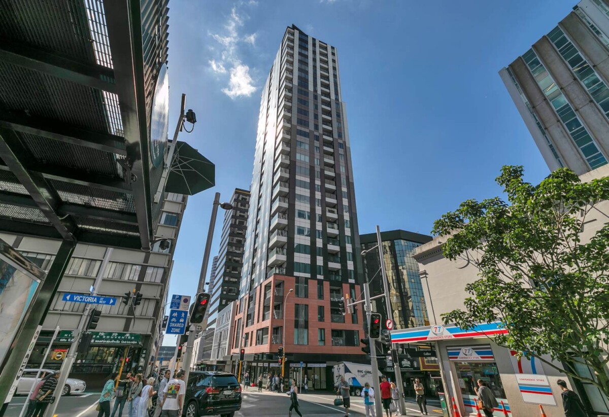 Auckland Girls’ Grammar School zone, 2 beds 1 bath apartment, 1.3 km to Auckland Girls’ Grammar School, 806/75 Victoria Street West, City Centre, Auckland