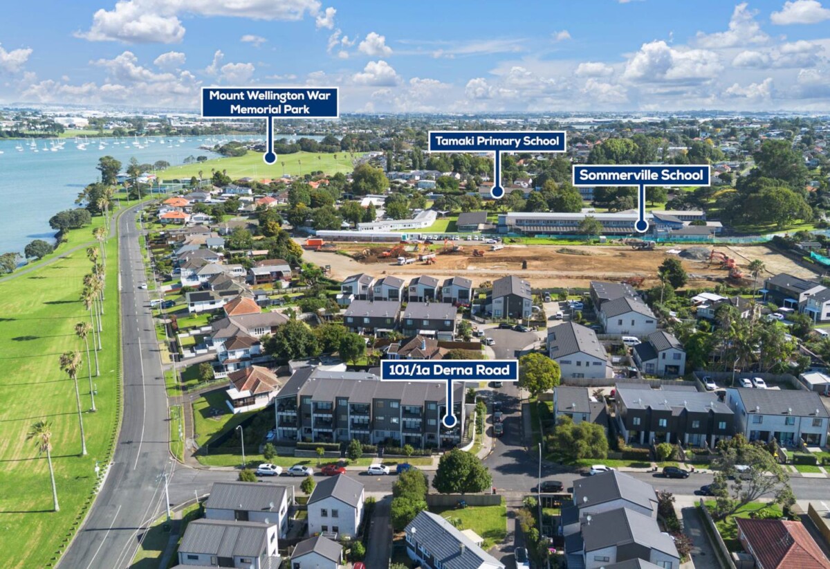 Waterfront Living | Motivated Vendor – Must Sell, 2 beds 2 baths 1 car park apartment, 0.3 km to Tamaki School, 1.5 km to Tamaki College, 101/1A Derna Road, Panmure, Auckland