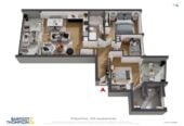 Auckland Girls’ Grammar School zone, 88m2 Leasehold 3 beds 2 baths 2 car parks apartment with Massive Seaview, 2.1 km to Auckland Girls’ Grammar School, 1308/18 Beach Road, City Centre, Auckland