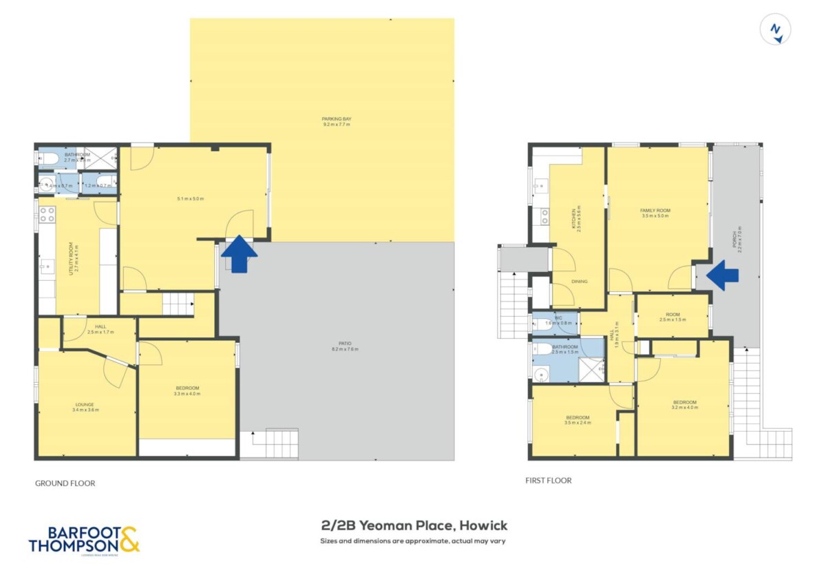 Brick and tile 3 beds 2 baths home, 1 Bathroom and utility room ground floor, 0.8km to Owairoa School, 1 km to Howick College, 1.2 km to Howick Intermediate, 2/2B Yeoman Place, Howick, Auckland
