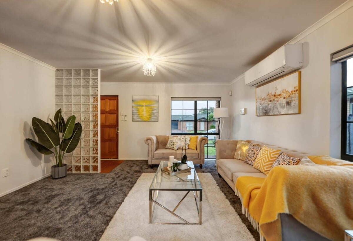 Brick and tile 4 beds 2 baths house with double garage on 495m2 section, 0.9 km to Tangaroa College and Chapel Downs School, 1.5 km to Sancta Maria College, 42 Farmdale Court, Flat Bush, Auckland
