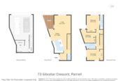 Double Grammar schools zone, 3 beds 2.5 baths home with double garage, CV: $1.25 million, Vendor says sell, walks to Parnell shops, 0.8 km to Parnell School, 1.6 km to Auckland Grammar, 2.2 km to Epsom Girls’ Grammar School, 73 Gibraltar Crescent, Parnell, Auckland