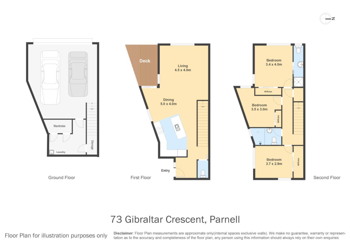 Double Grammar schools zone, 3 beds 2.5 baths home with double garage, CV: $1.25 million, Vendor says sell, walks to Parnell shops, 0.8 km to Parnell School, 1.6 km to Auckland Grammar, 2.2 km to Epsom Girls’ Grammar School, 73 Gibraltar Crescent, Parnell, Auckland