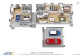 600m2 section, 3 beds 1 bath main house with a separate, 1 bed self-contained sleepout and double garage, currently rented $900 per week, close to schools, parks, shops, 0.3 km to Roscommon School, 18 Dungarvon Place, Clendon Park, Auckland