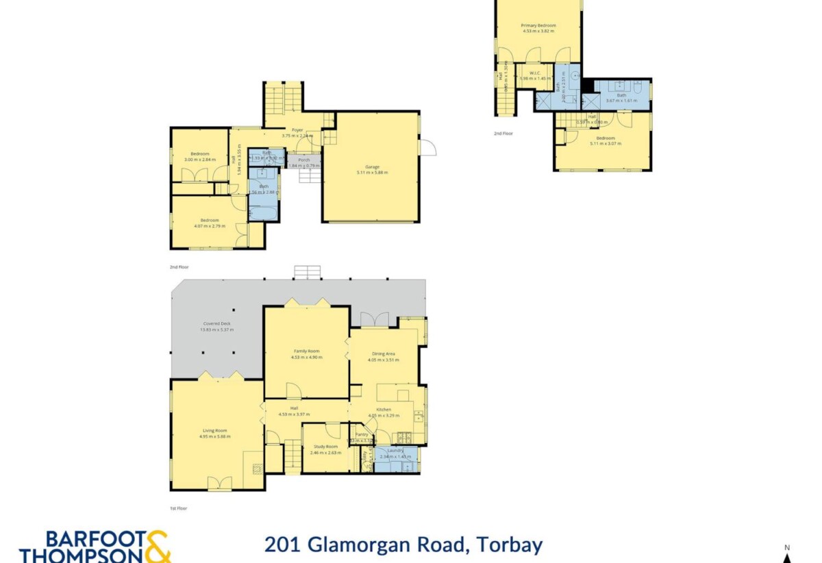 260m2 4 beds + study 3 baths house on 981m2 section, 0.4 km to Glamorgan School, 1.4 km to Northcross Intermediate, 1.5 km to Long Bay College, 201 Glamorgan Drive, Torbay, Auckland