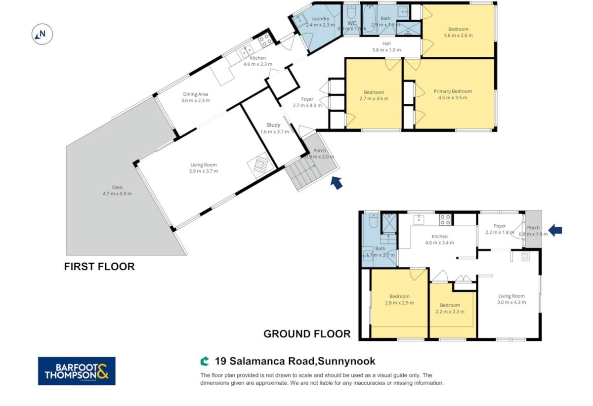Westlake Zone, home & in come on 607m2 section, 3 beds + study 1 bath main house , The income dwelling includes one bedroom plus a study, a living room, kitchen, and bathroom, 0.7 km to Sunnynook School, 19 Salamanca Road, Sunnynook, Auckland