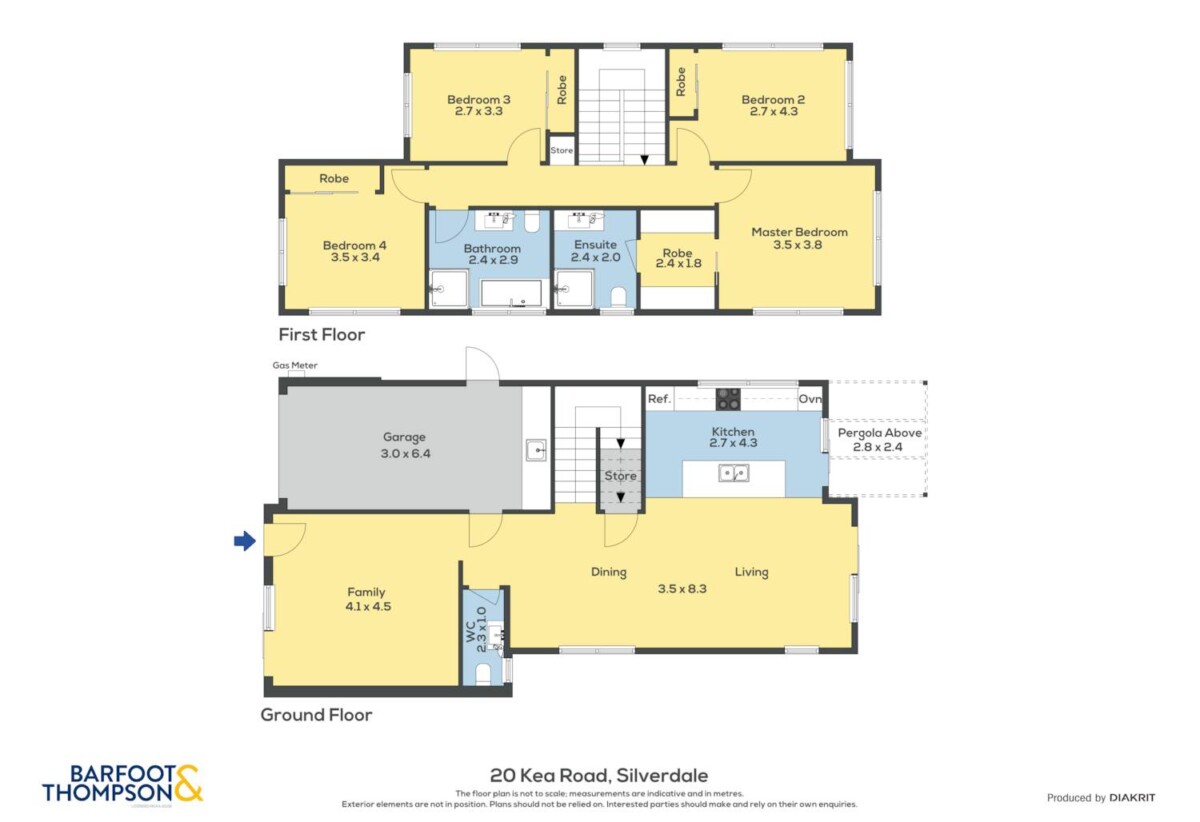 180m2 4 beds 2.5 baths house with garage on 225m2 section, close to Pak’nSave, Silverdale Mall, motorway access, schools, 20 Kea Road, Silverdale, Auckland