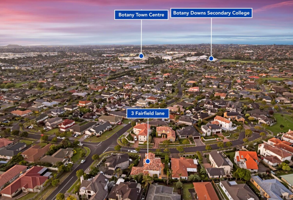Ex-show home by Eden Homes, constructed with quality masonry concrete block, Executive 4 beds 3 baths house on 558m2 section, 0.9 km to Botany Downs Secondary College, 3 Fairfield Lane, East Tamaki, Auckland