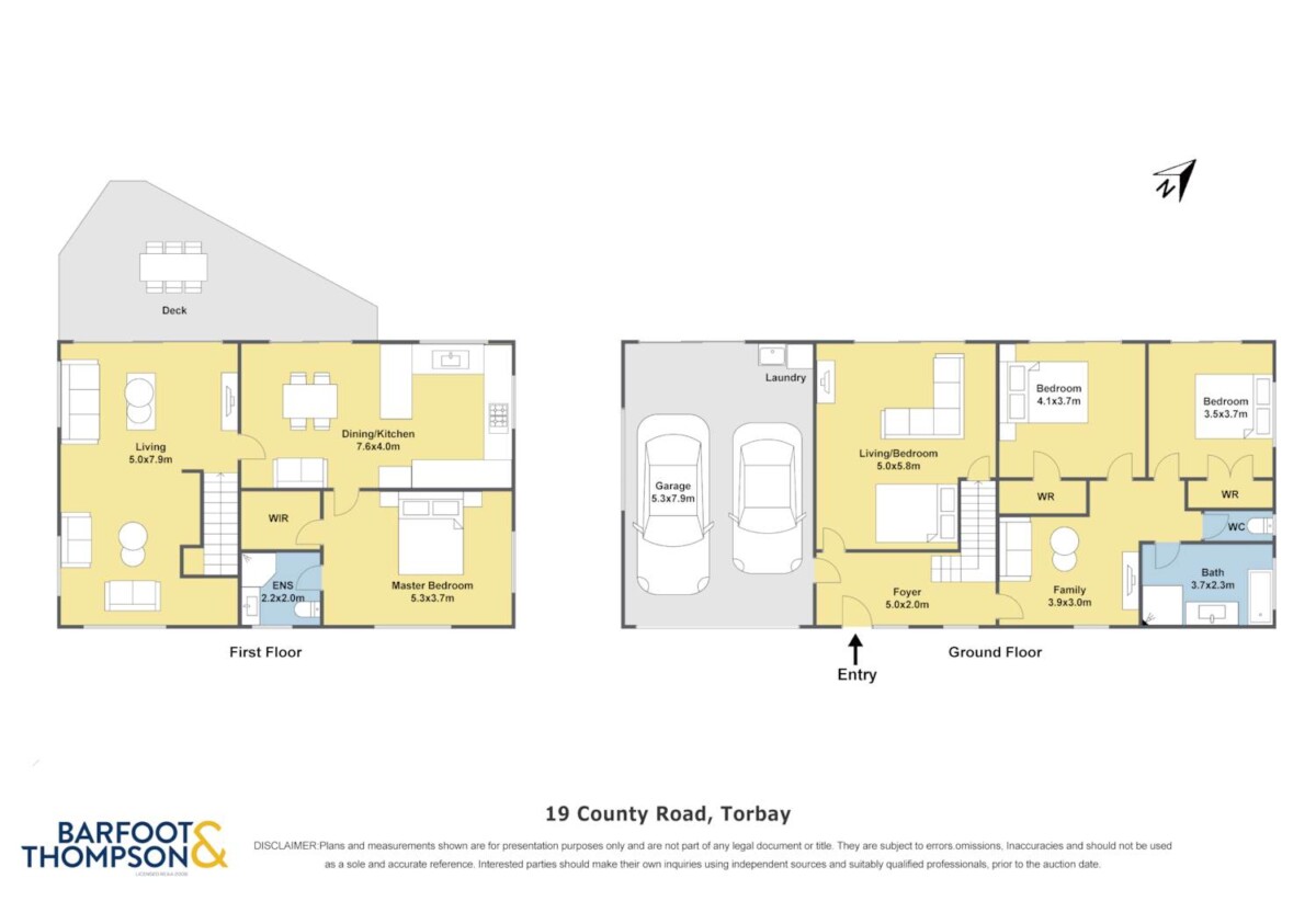 4 beds 2 baths house with double garage on 1012m2 section, 0.9 km to Long Bay College, 1.1 km to Torbay School, 1.3 km to Long Bay School, 19 County Road, Torbay, Auckland