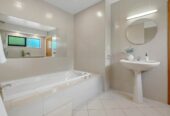 Brick and tile 5 beds + office 3 baths house with double garage, next to and with a wonderful outlook and access to the Remuera Golf Club, close to shopping centre, 2.6 km to Selwyn College and St Thomas School (Auckland), 3.5 km to Baradene College, 28B Charles Fox Place, St Johns, Auckland