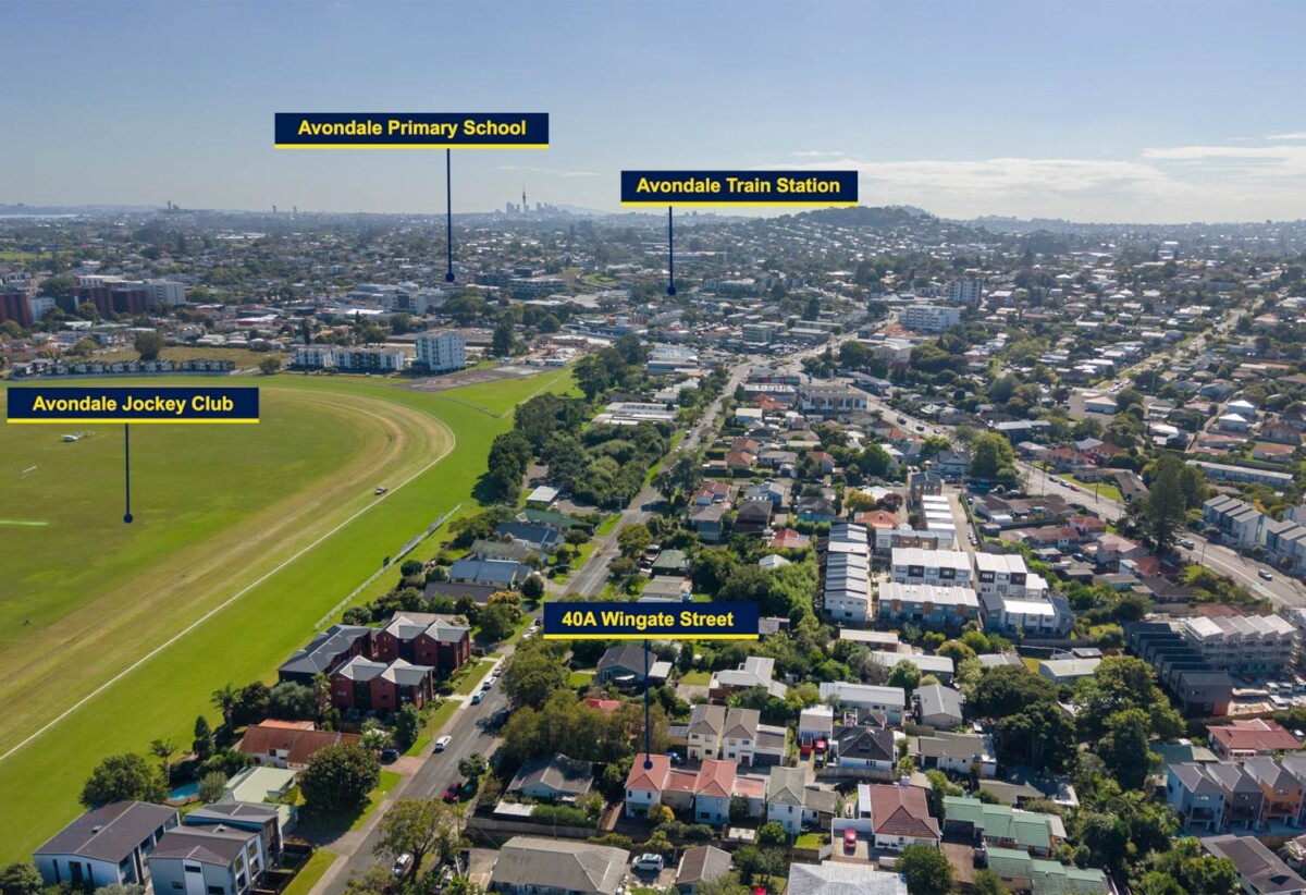 3 beds house with double garage on 203m2 section, minutes from Avondale town centre, train station, cafes, schools, and parks, 0.8 km to Avondale Primary School (Auckland), 1 km to Avondale College, 1.1 km to Avondale Intermediate, 40A Wingate Street, Avondale, Auckland