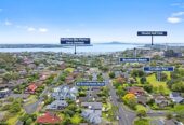 Macleans College zone, Brick and tile 4 beds 2 baths house with double garage on 617m2 section, 0.5 km to Pigeon Mountain School, 0.6 km to Bucklands Beach Intermediate, 0.9 km to Macleans College, 43 Sunderlands Road, Half Moon Bay, Auckland