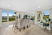 Located next to the iconic golf course, Renovated 6 beds 3 baths house with double garage on 800m2 section, 0.4 km to Albany Junior High School, 1.6 km to Albany School, 34 English Oak Drive, Albany, Auckland