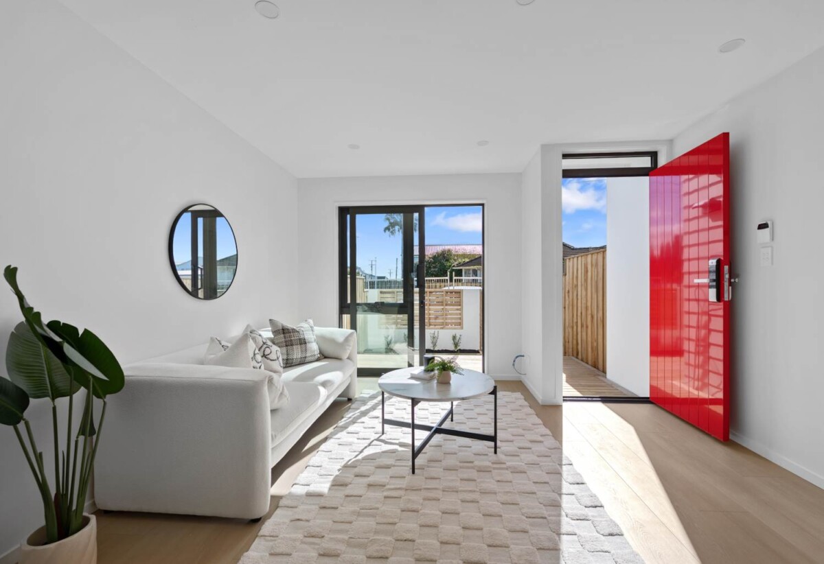 Brandnew 2 beds 1.5 baths home with car park, 0.6 km to Southern Cross Campus , 0.7 km to Robertson Road School, Lot 3/17-23 Von Sturmer Street, Mangere East, Auckland