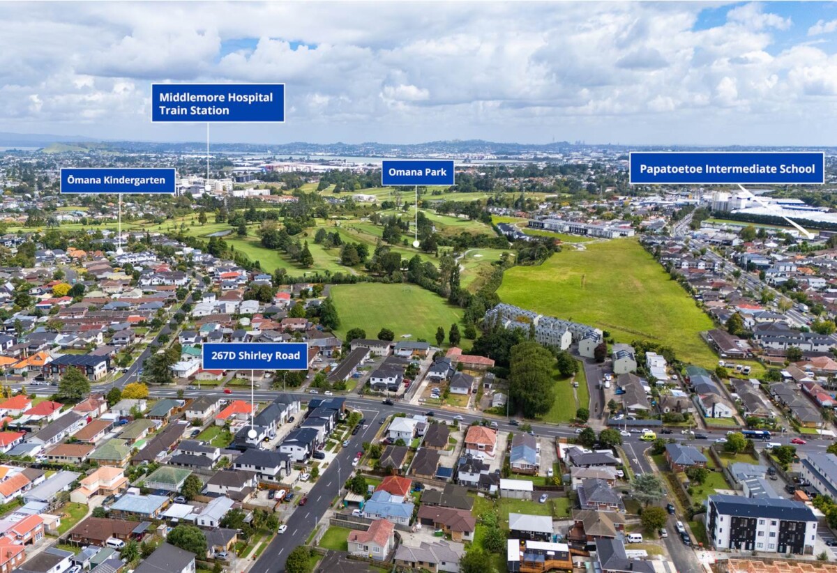 Standalone 5 beds 3 baths home with garage on 229m2 section, 0.9 km to Papatoetoe Intermediate, 1.3 km to Papatoetoe West School, 1.6 km to Papatoetoe High School, 267D Shirley Road, Papatoetoe, Auckland