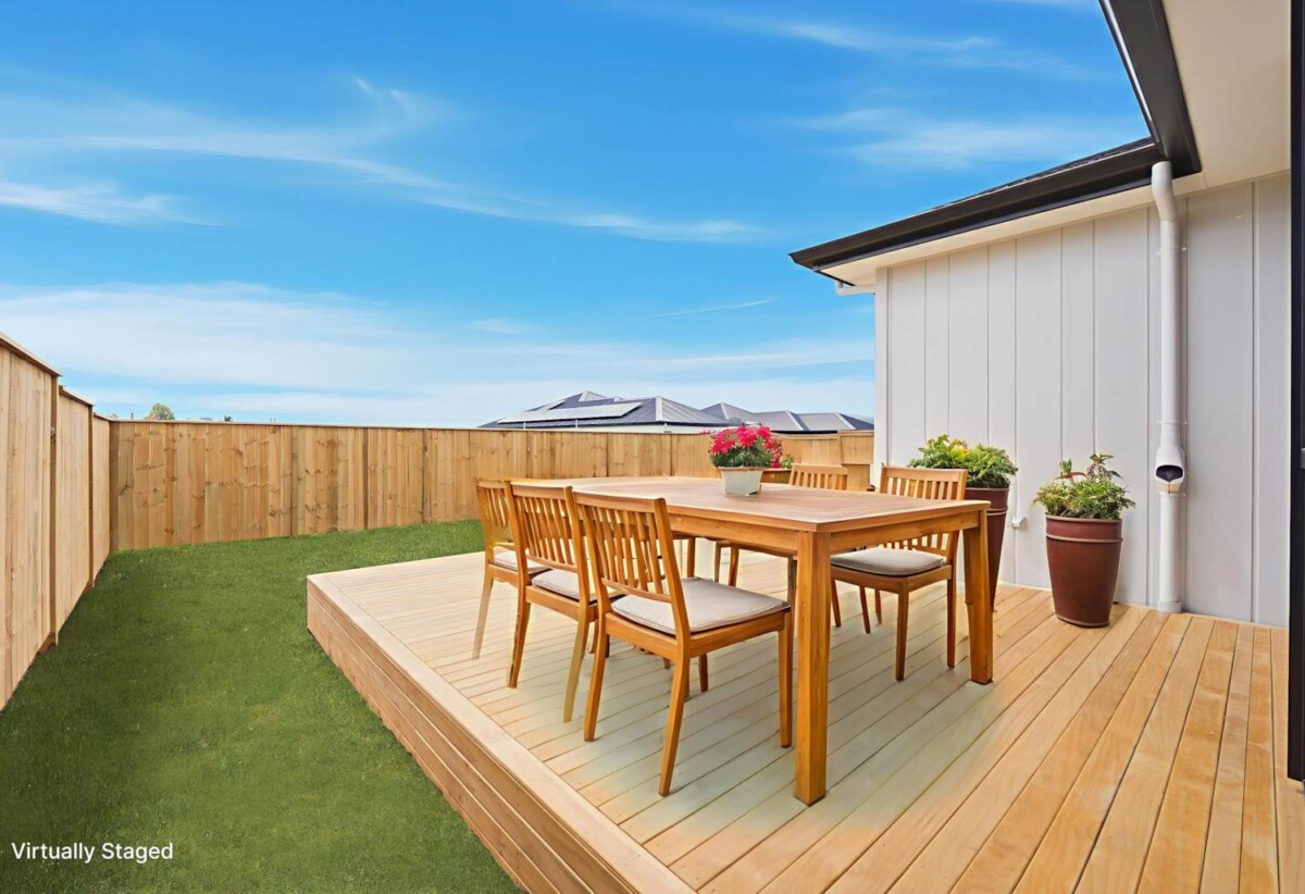 Brandnew 4 beds 2.5 baths house with double garage, deck and backyard on 500m2 section, 1.1 km to Clevedon School, 8 Kakano Street, Clevedon, Auckland