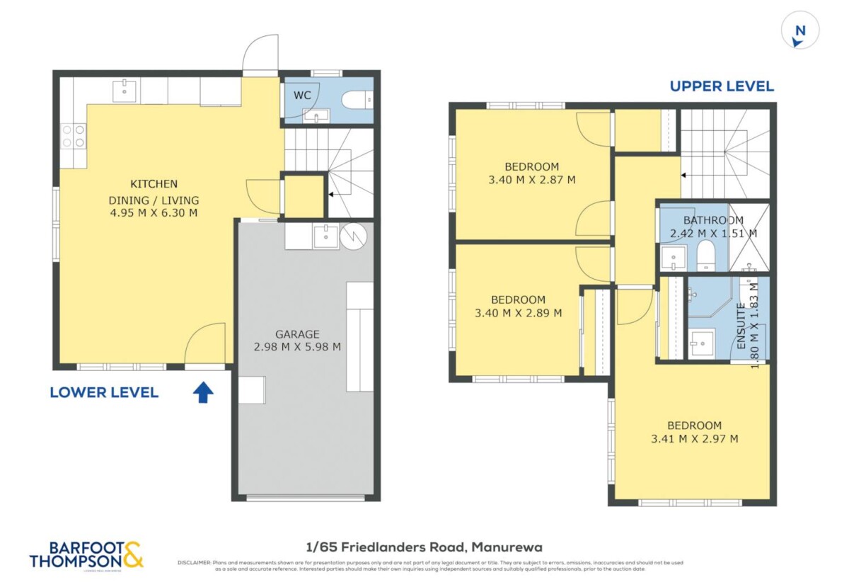 Must sell, 3 beds 2.5 baths home with garage, Road Frontage, Close to schools, parks & local shops, 0.2 km to Leabank School and James Cook High School, 1.4 km to Manurewa Intermediate, 1/65 Friedlanders Road, Manurewa, Auckland